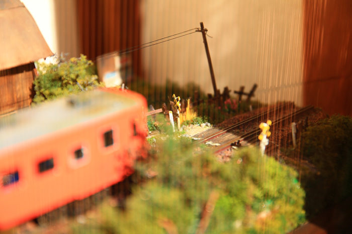 田端のそば処浅野屋の鉄道模型