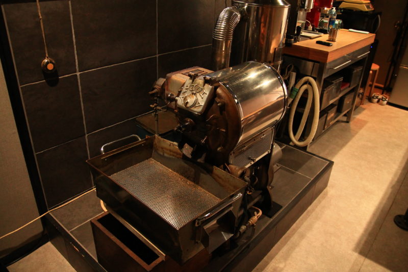 オイカワコーヒー 焙煎機