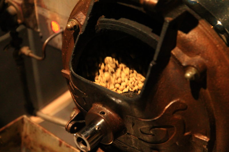 オイカワコーヒー 焙煎機