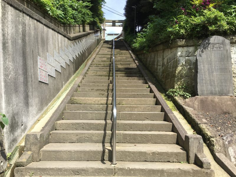赤羽八幡神社 階段