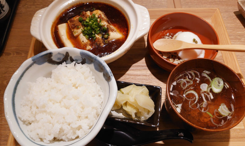肉汁餃子のダンダダン 麻婆豆腐定食