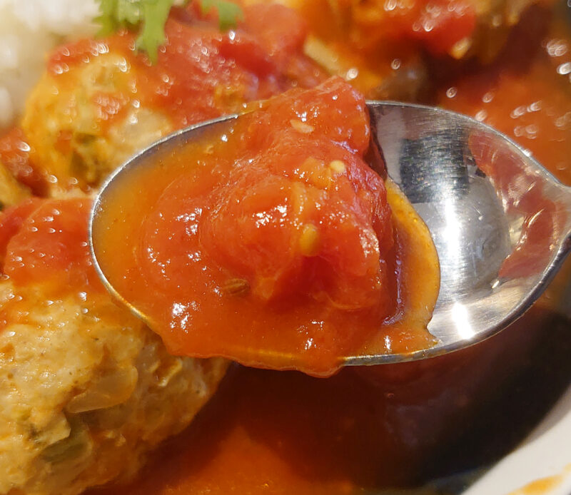 赤羽 good news kafe+ ミートボールのスパイシートマト煮ごはん