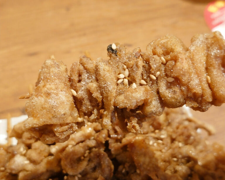 “伝串 新時代 赤羽駅東口店”で、揚げた鶏皮串の名物『伝串ピラミッド』を楽しんできたよ! | 赤羽マガジン