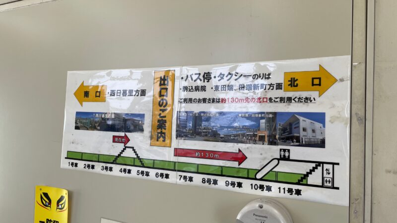 田端駅 南口改札