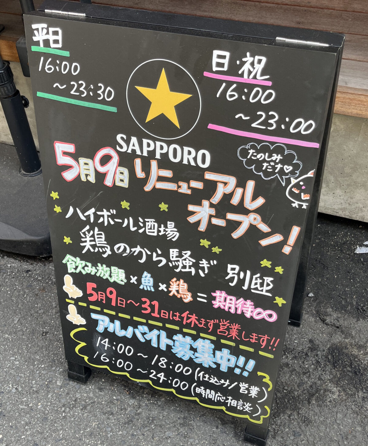 東十条 ハイボール酒場 鶏のから騒ぎ別邸