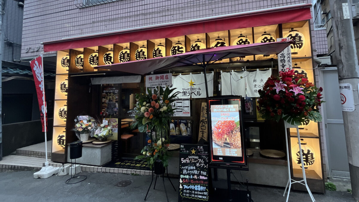 東十条 ハイボール酒場 鶏のから騒ぎ別邸
