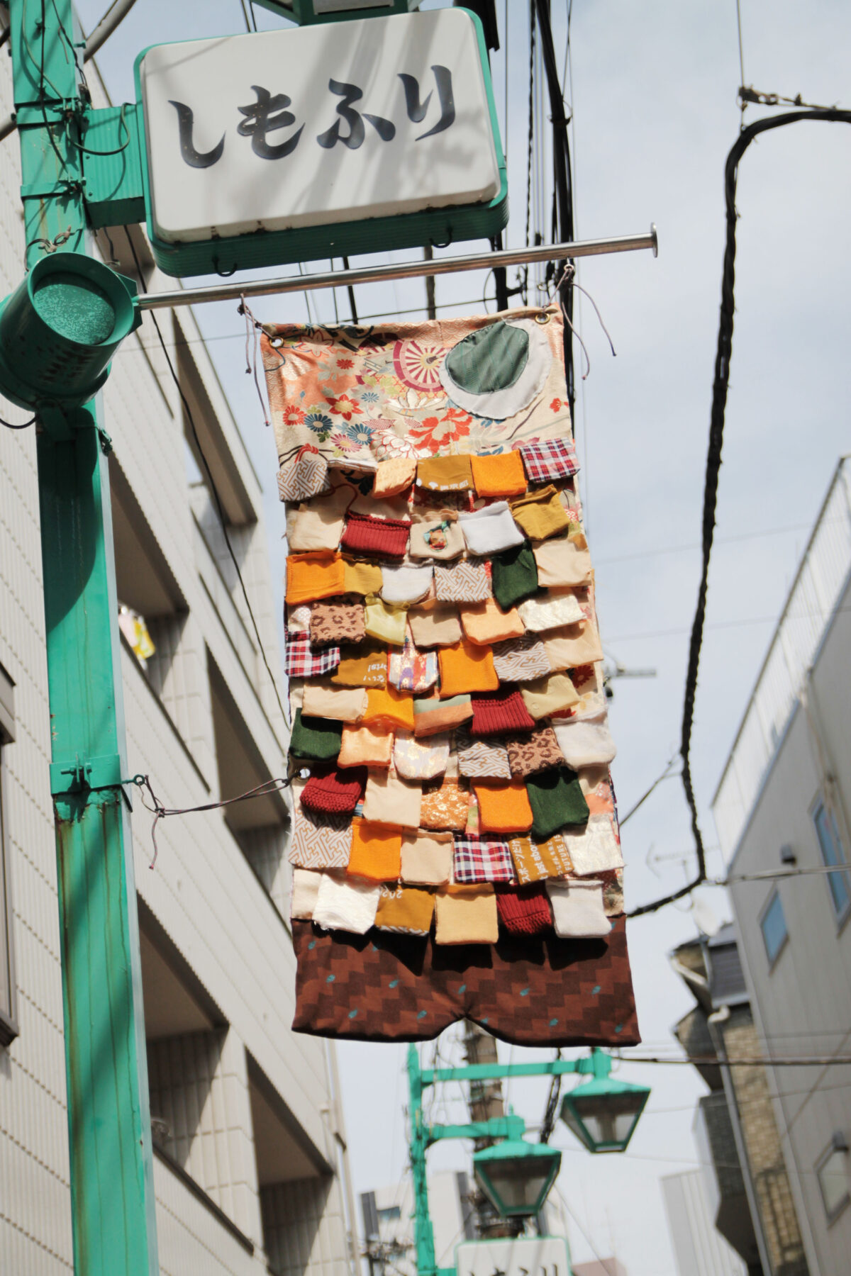 霜降銀座商店街　古着　鯉のぼり