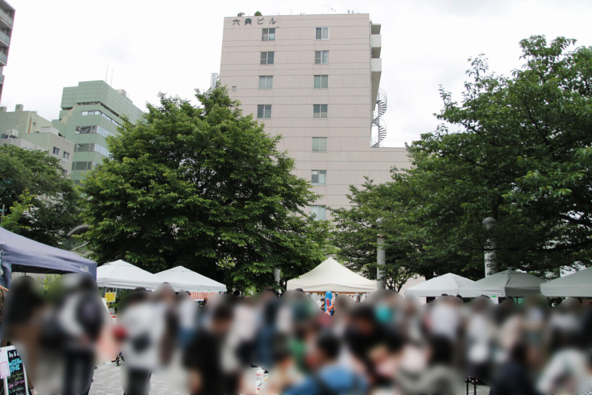 こまごめ駅前マルシェ