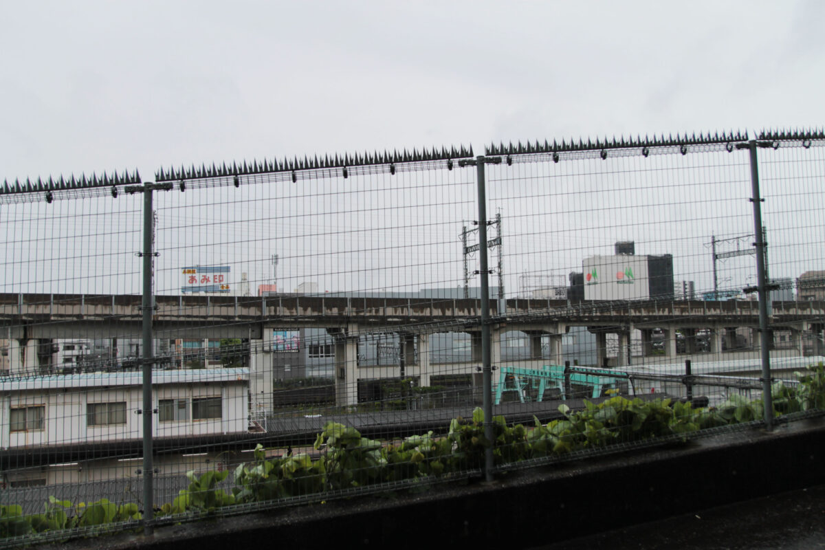 田端駅南口　紫陽花　坂道