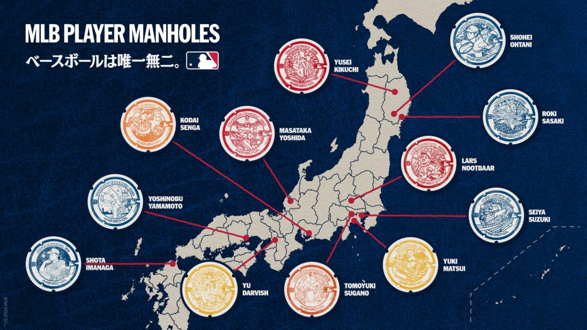 MLB 日本人選手 マンホールカバー