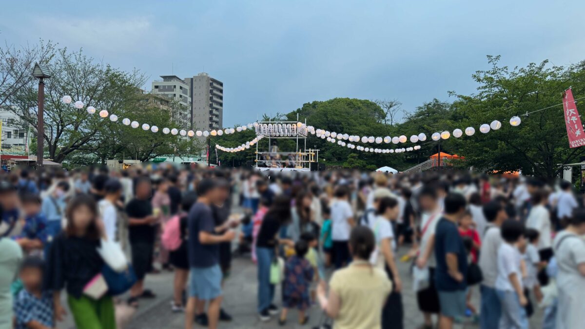 飛鳥山盆踊り250705盆踊り