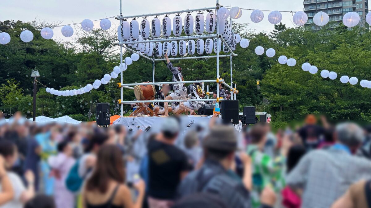 飛鳥山盆踊り250705盆踊り