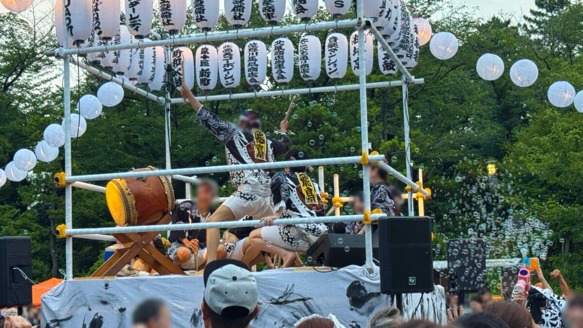 飛鳥山盆踊り250705盆踊り