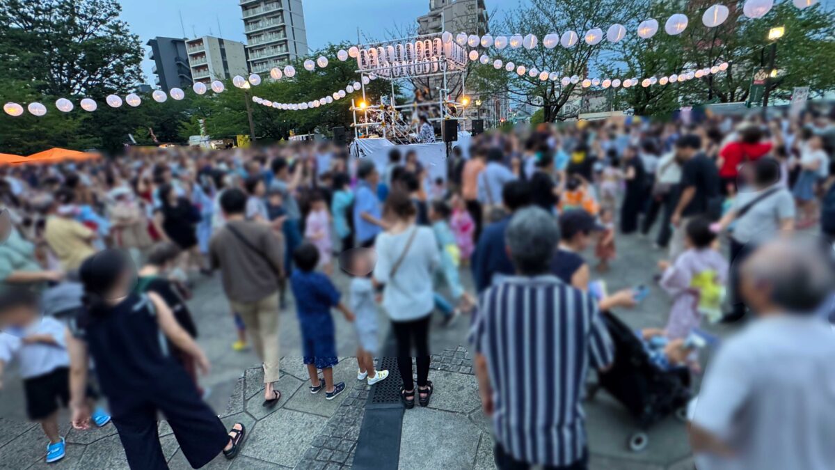 飛鳥山盆踊り250705盆踊り