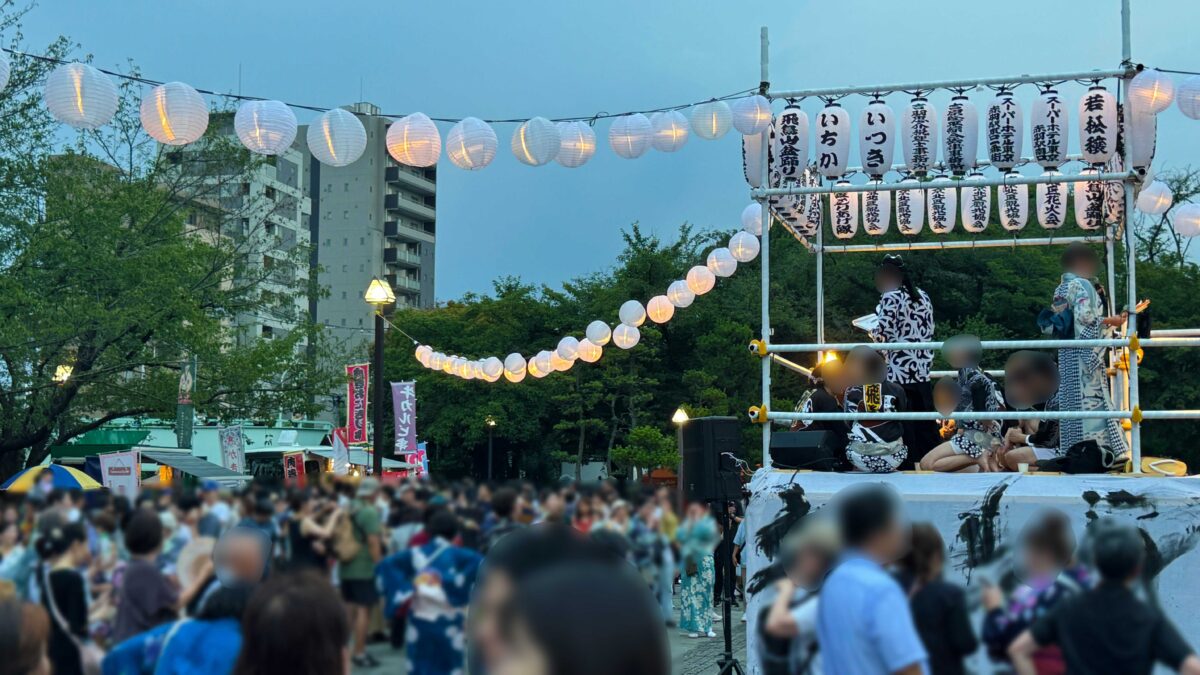 飛鳥山盆踊り250705盆踊り