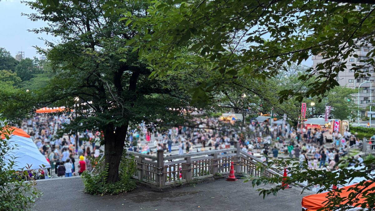 飛鳥山盆踊り250705盆踊り