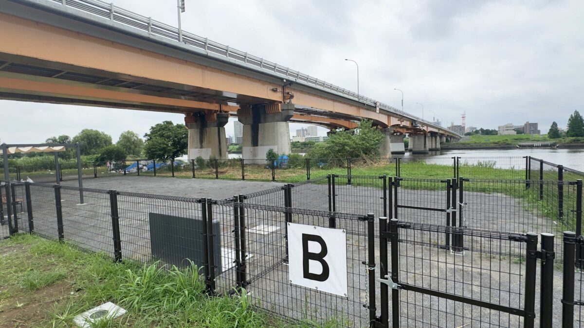 荒川岩淵関緑地ドッグラン
