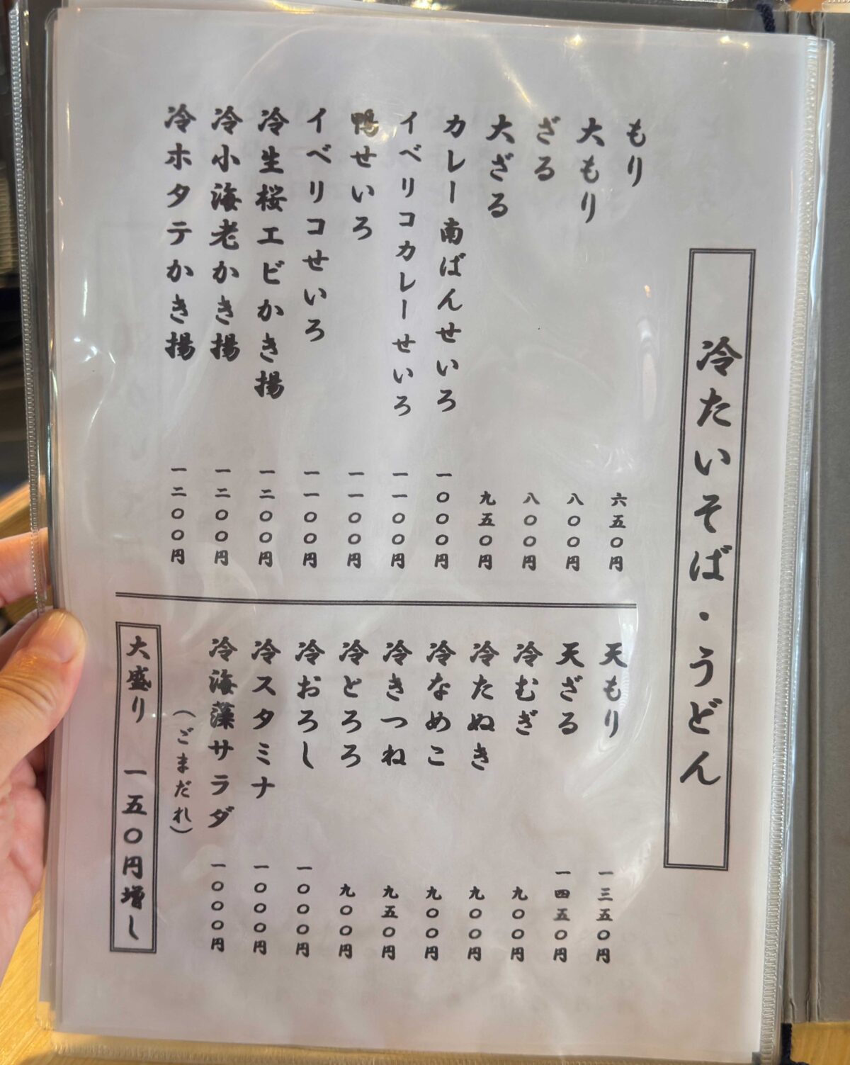八幡蕎麦 赤羽屋