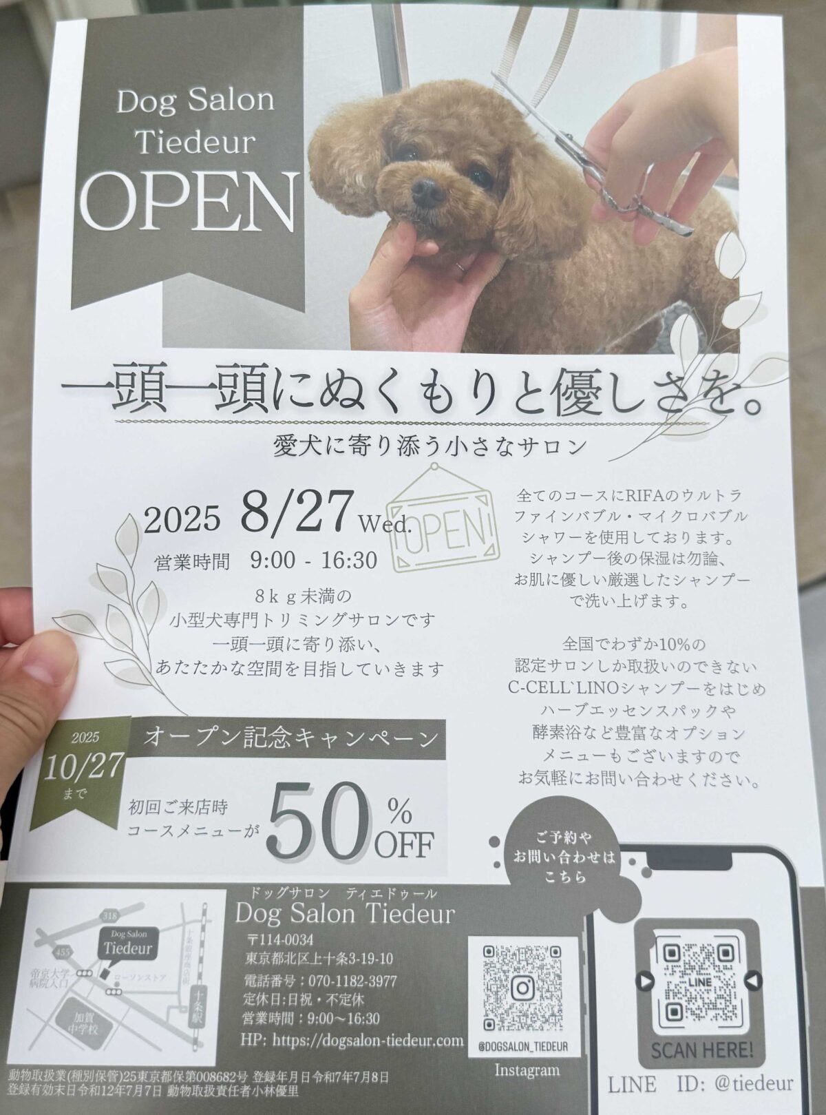 十条　Dog Salon Tiedeur