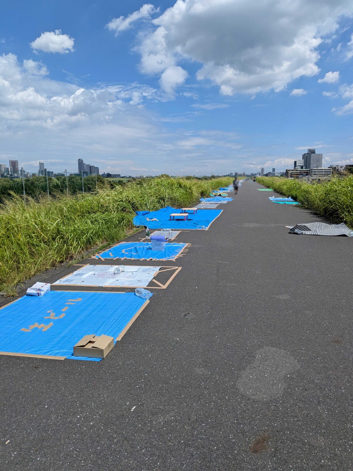 いたばし花火大会13時頃の様子