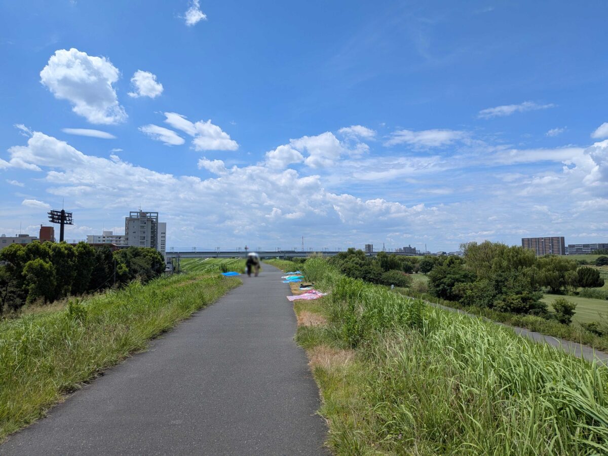 いたばし花火大会13時頃の様子
