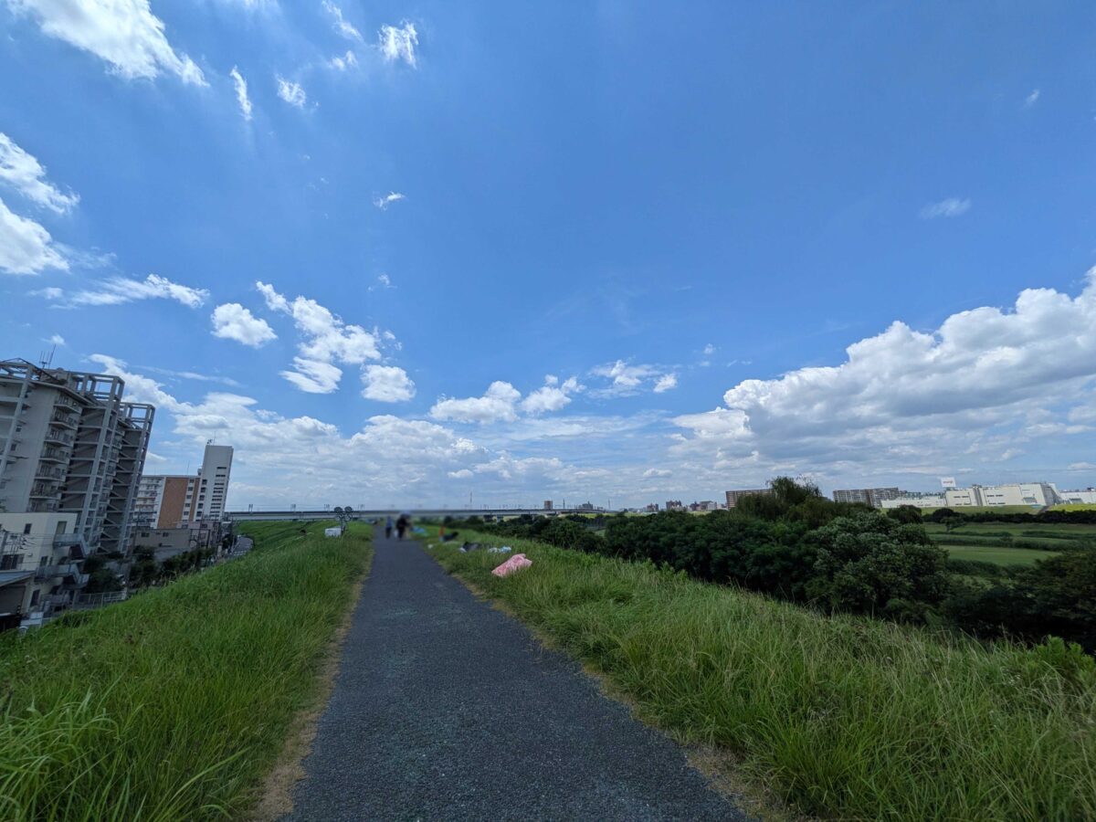 いたばし花火大会13時頃の様子