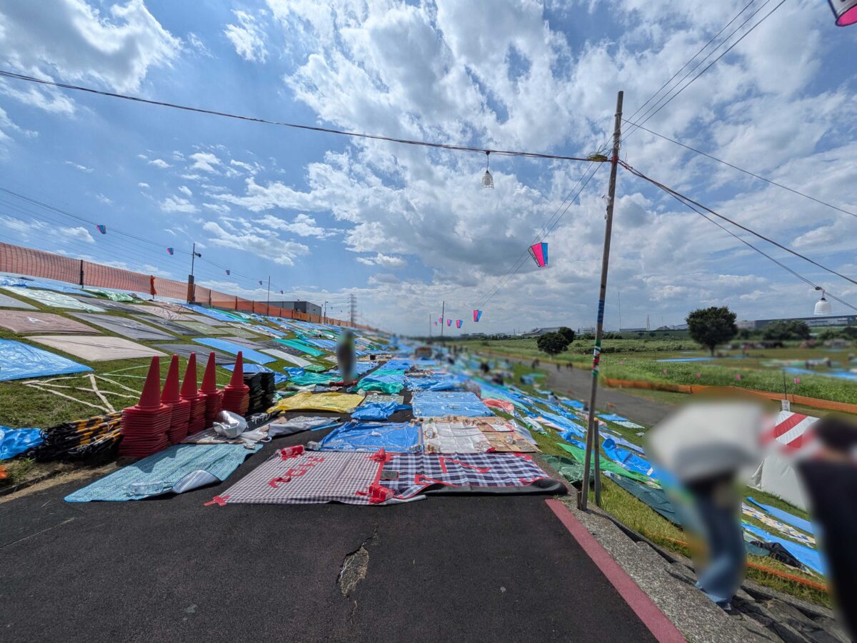 いたばし花火大会一般席4エリアあたり