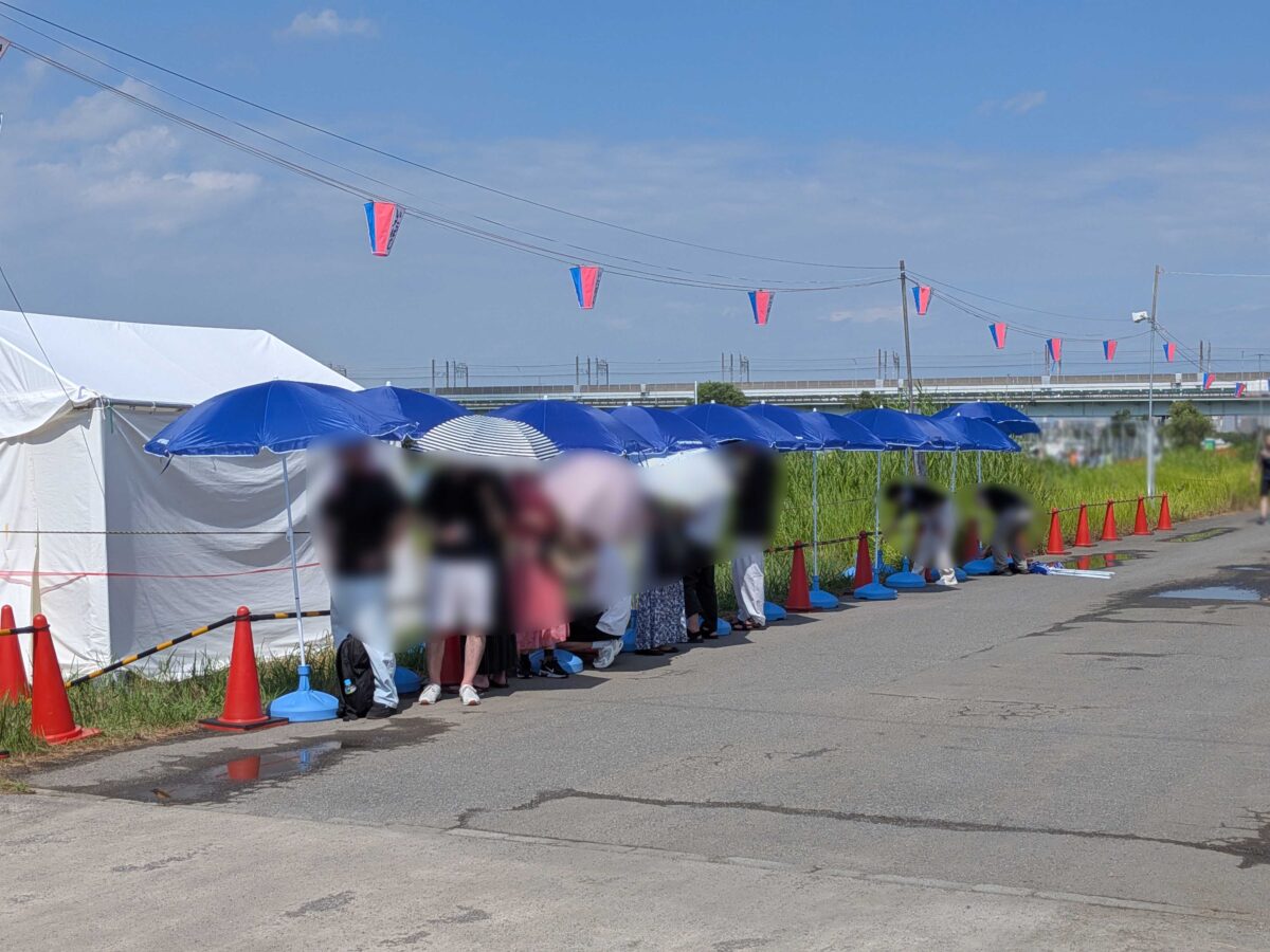 いたばし花火大会・当日券売り場
