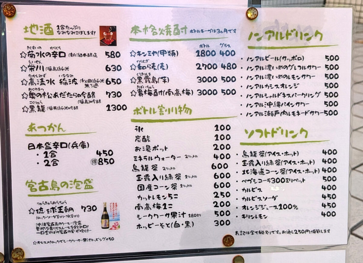 居酒屋松ちゃん王子店
