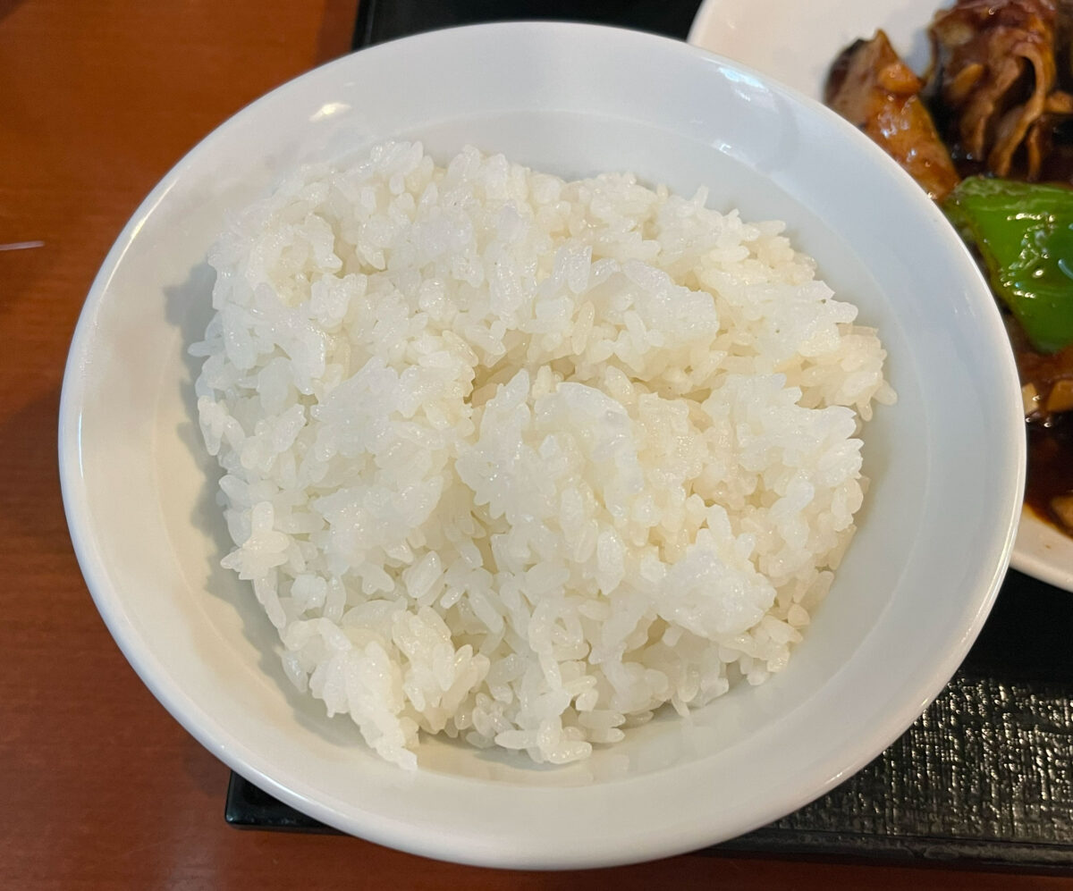 北赤羽 天栄 茄子味噌炒定食