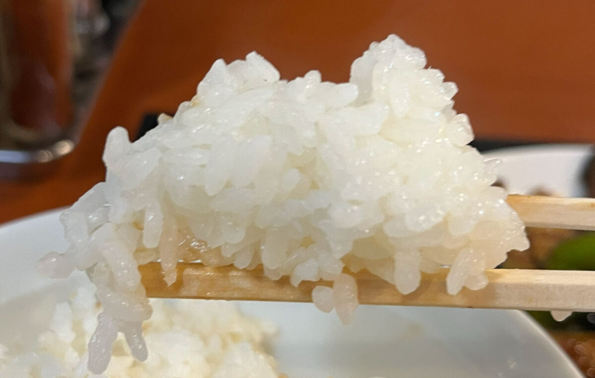 北赤羽 天栄 茄子味噌炒定食