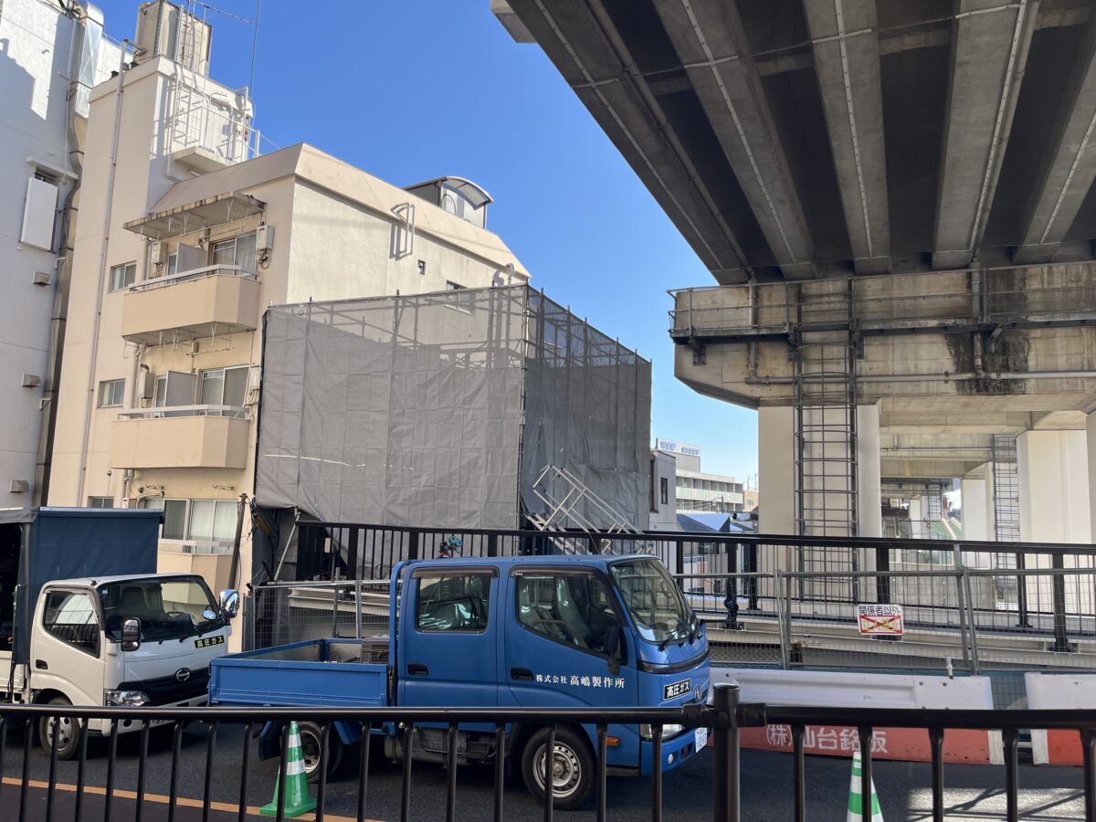 東十条駅南口 エレベーター工事