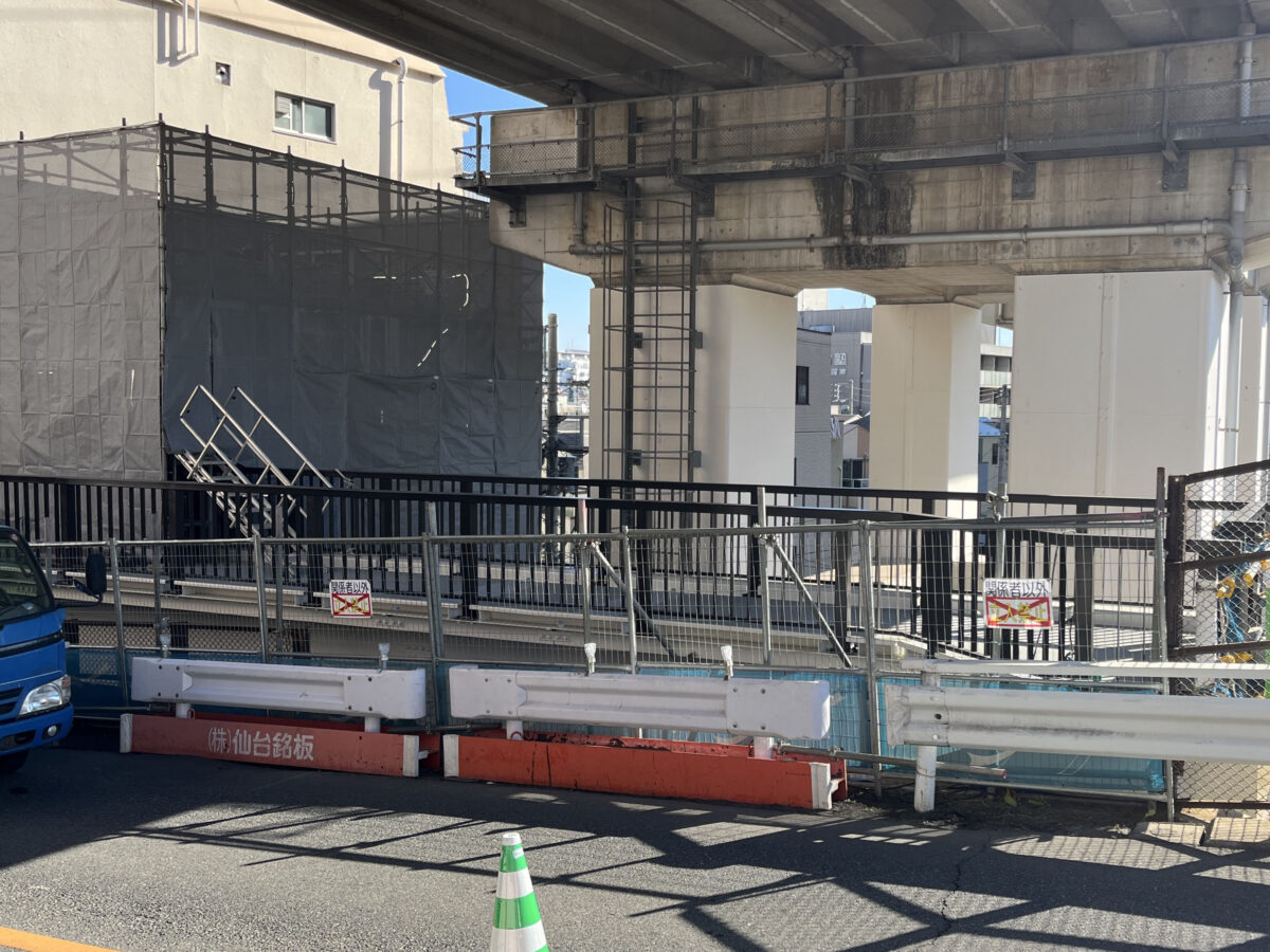 東十条駅南口 エレベーター工事