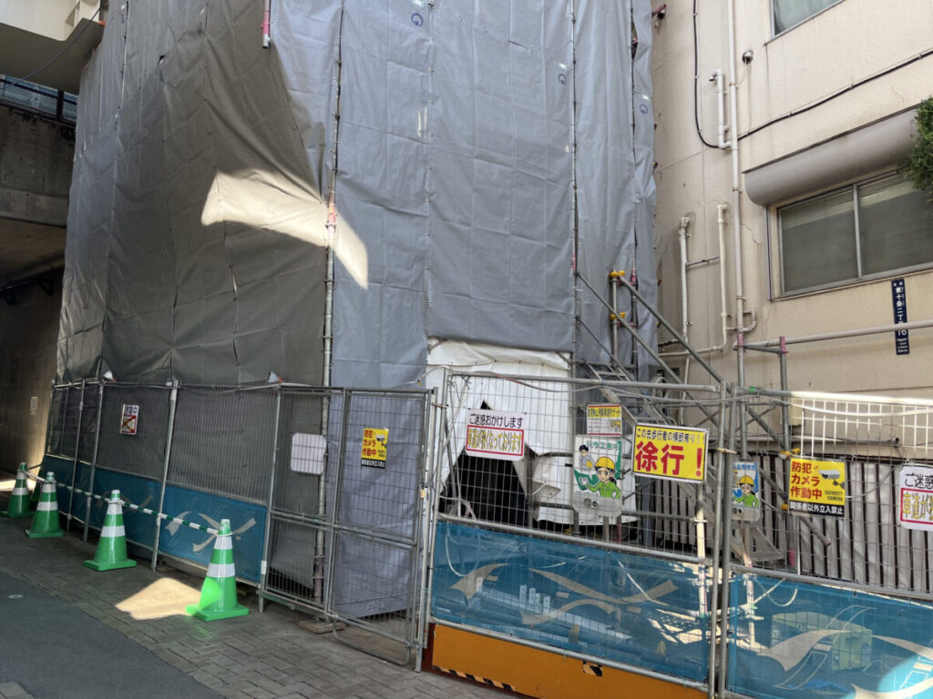 東十条駅南口 エレベーター工事