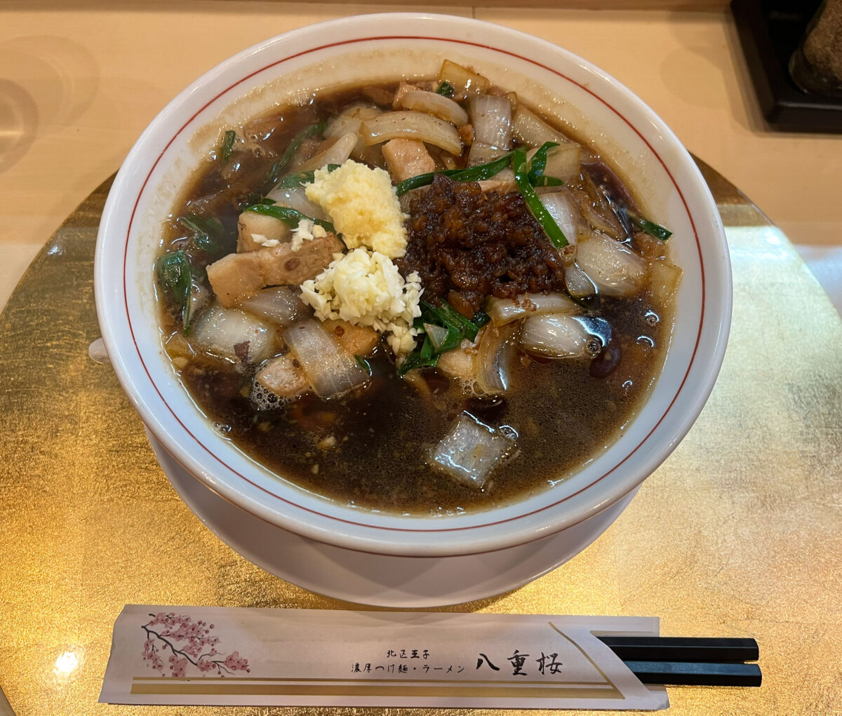 王子 八重桜 スタミナニンニク醤油ラーメン