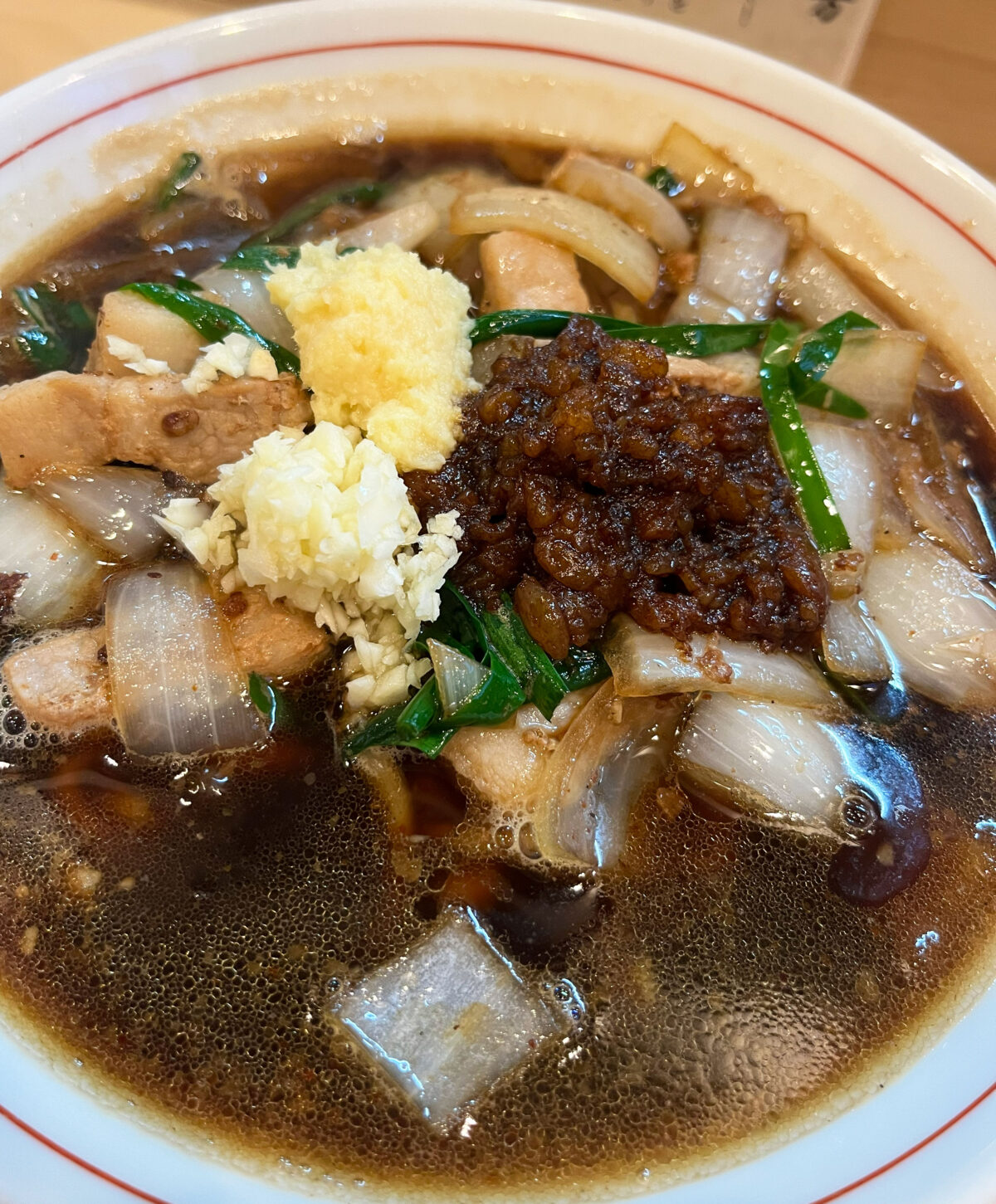 王子 八重桜 スタミナニンニク醤油ラーメン