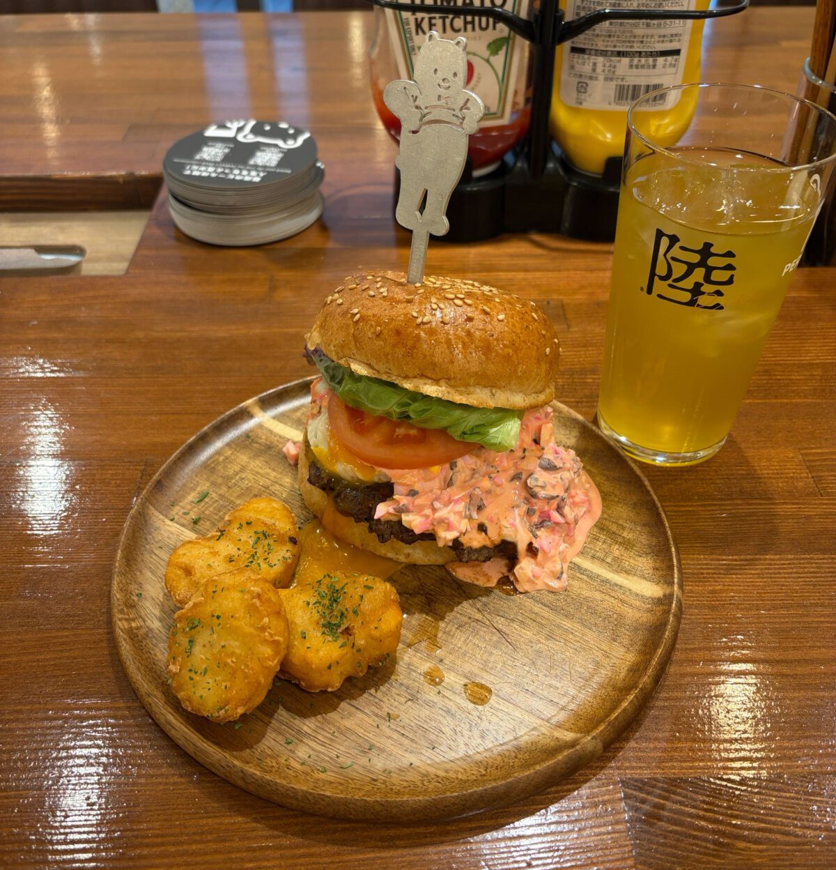 赤羽駅 PB’s BURGER AKABANEP 大人のてりたまバーガー