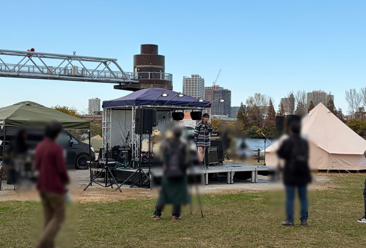 赤羽 荒川土手 リバーサイドフェス