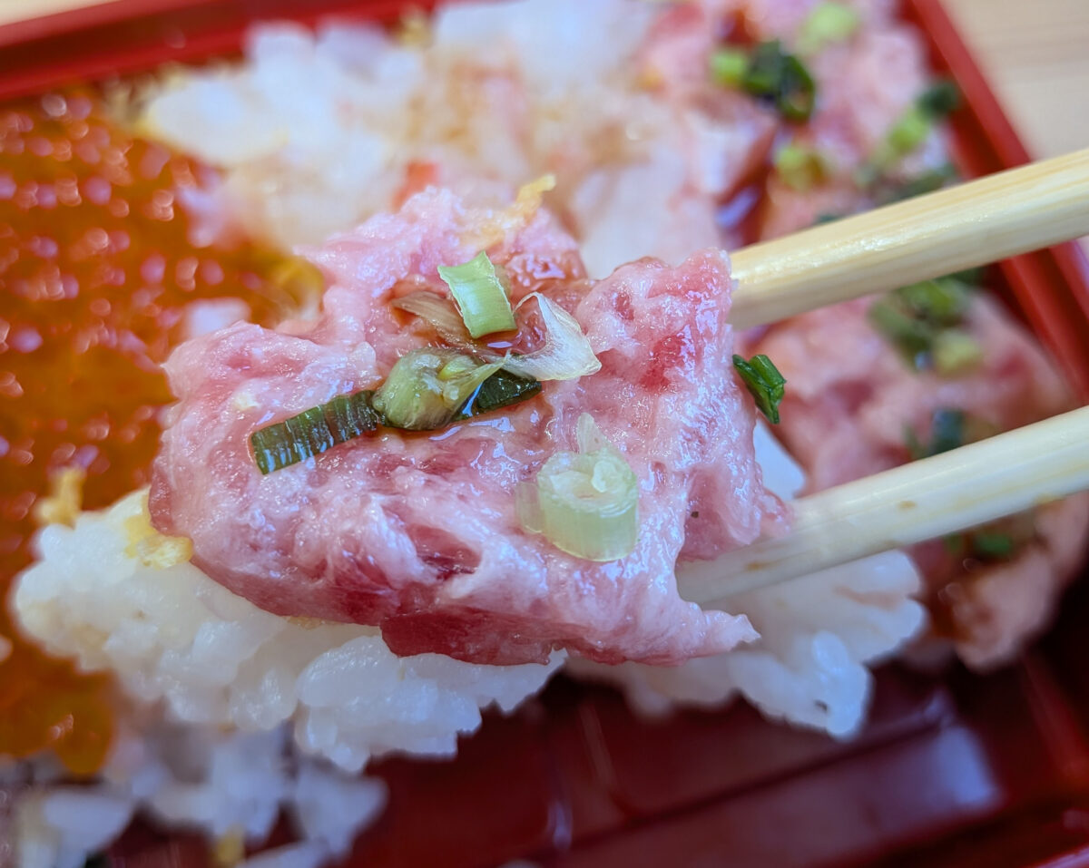 角上魚類 四色丼