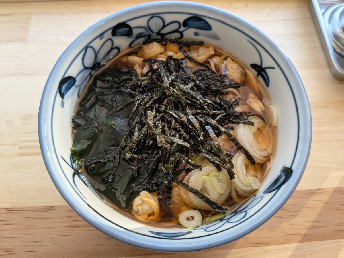 十条やしま　あさりそば