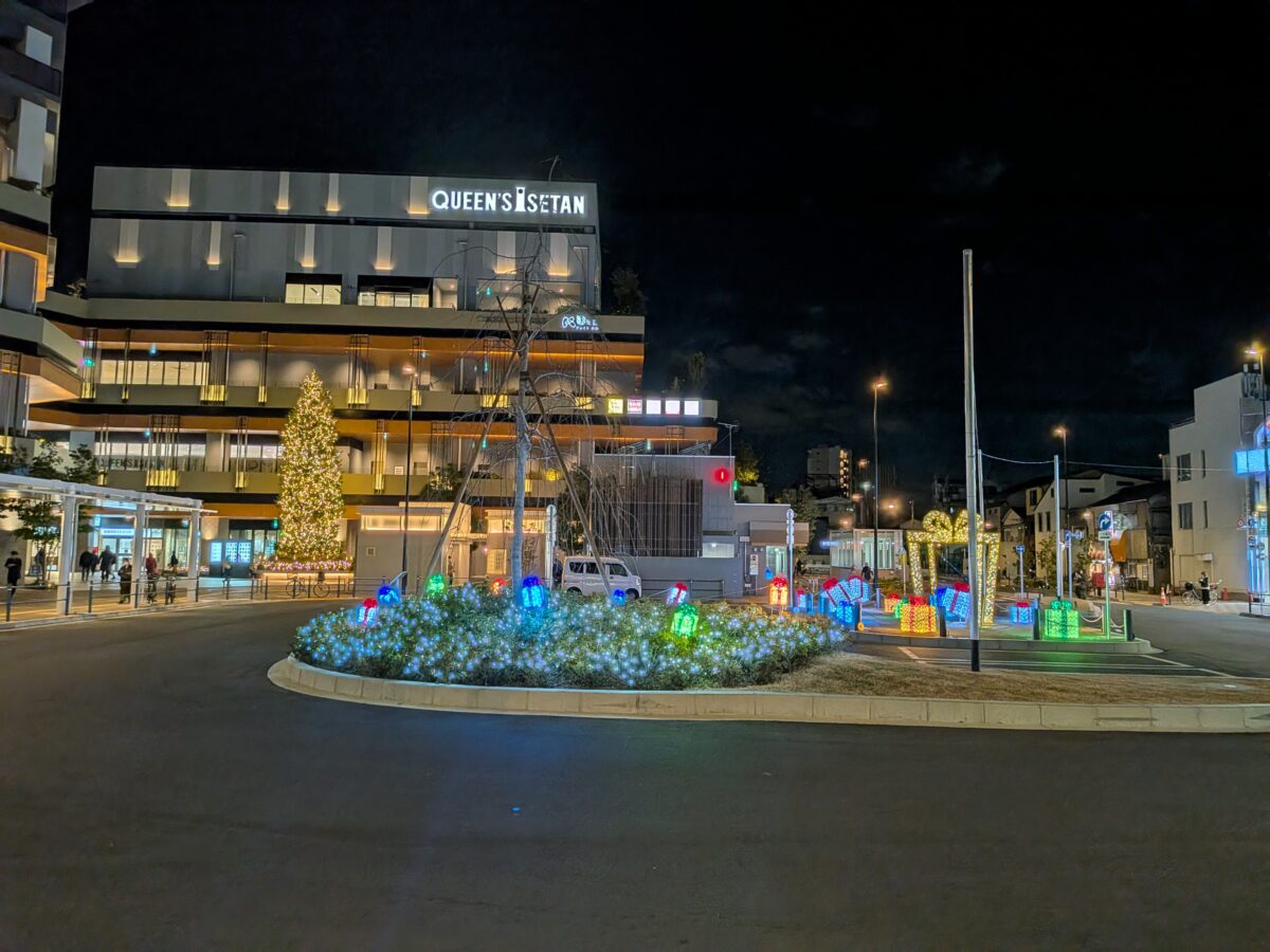 十条駅前 イルミネーション