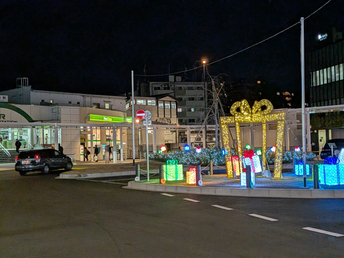 十条駅前 イルミネーション